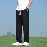 冰丝裤风男裤子夏季纯色休闲裤直筒裤九分裤潮8262-p55，男装休闲裤，电商A016