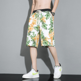 短裤男士夏季五分裤潮流时尚直筒印花沙滩裤大码休闲裤子8227P30，男装牛仔裤，电商A016