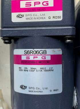 议价S6R06GB电机可配如下