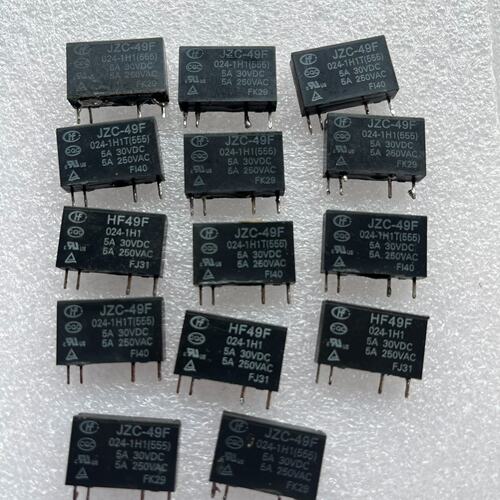 议价拆机继电器 HF JZC-49F 024-1H1.5A4脚1