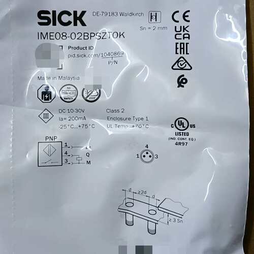 议价西克SICK 接近开关 IME08-02BPSZTOK 订货