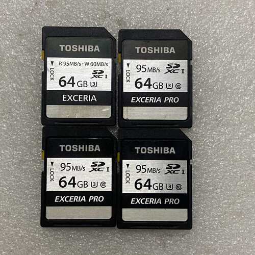 议价东芝EXCERIA 64G SD卡，U3高速，读速95MB/