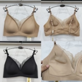 性感美背蕾丝内衣女士AB杯果冻条软支撑无钢圈舒适透气文胸罩2705