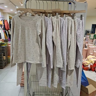 女士秋衣秋裤 长裤 保暖套装 弹力透气长袖 圆领打底3568 修身 秋冬新款