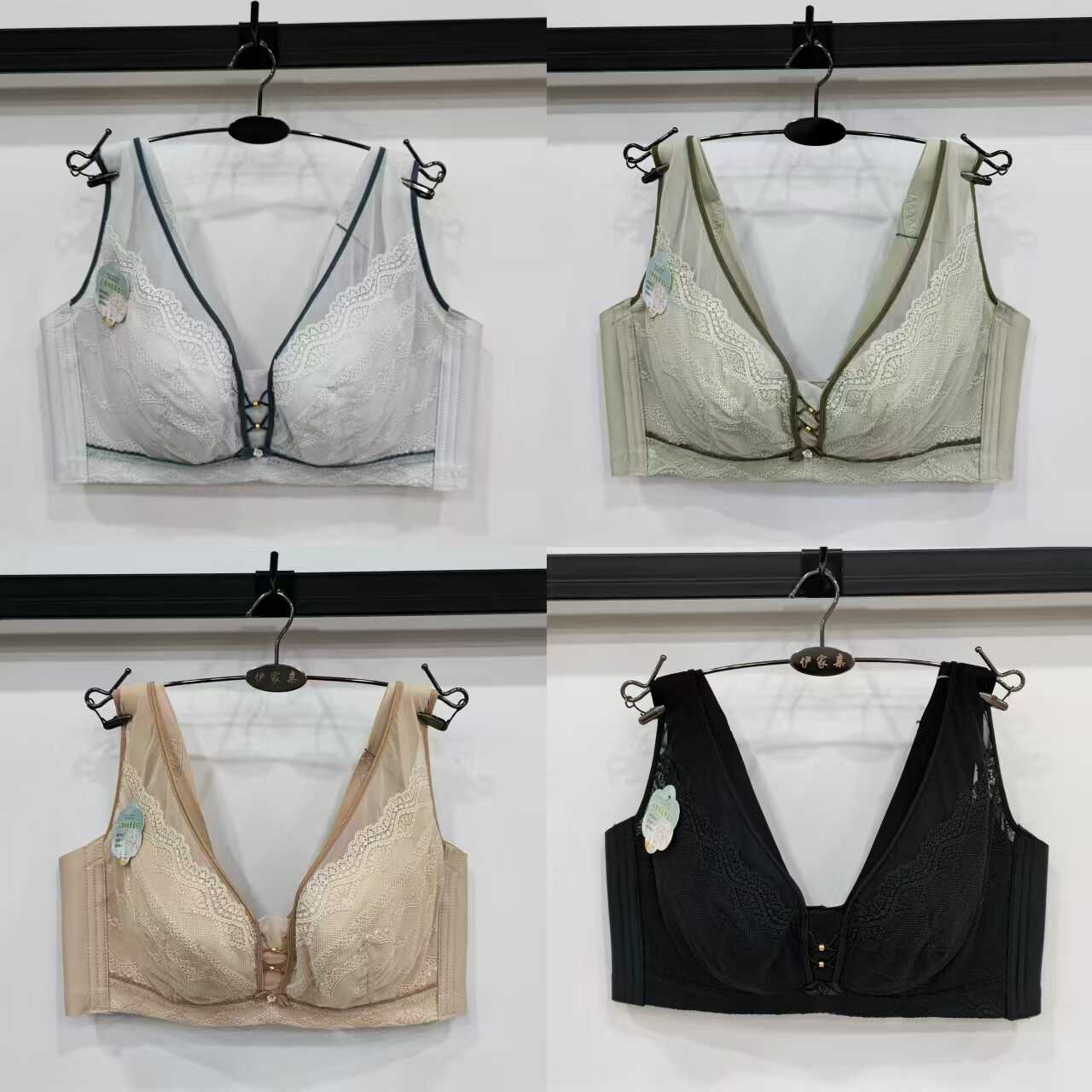 大胸显小超薄显瘦无磁软钢圈文胸