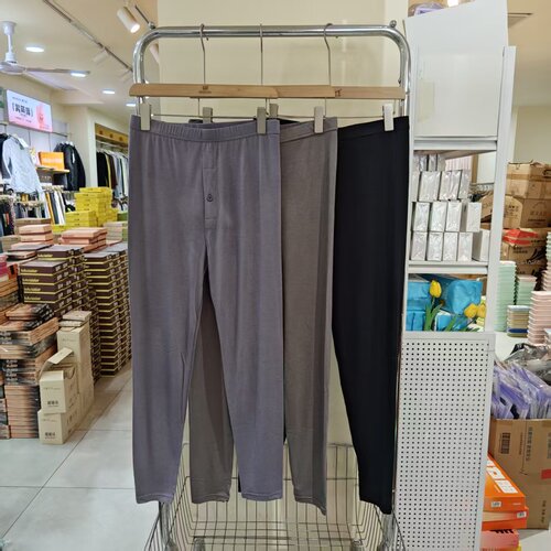 秋冬男士磨毛保暖高弹打底裤