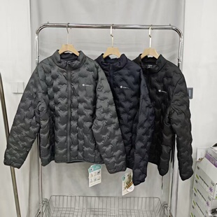 秋冬新款男立领拉链款长袖棉衣2668轻暖通勤保暖防寒外套泡泡上衣