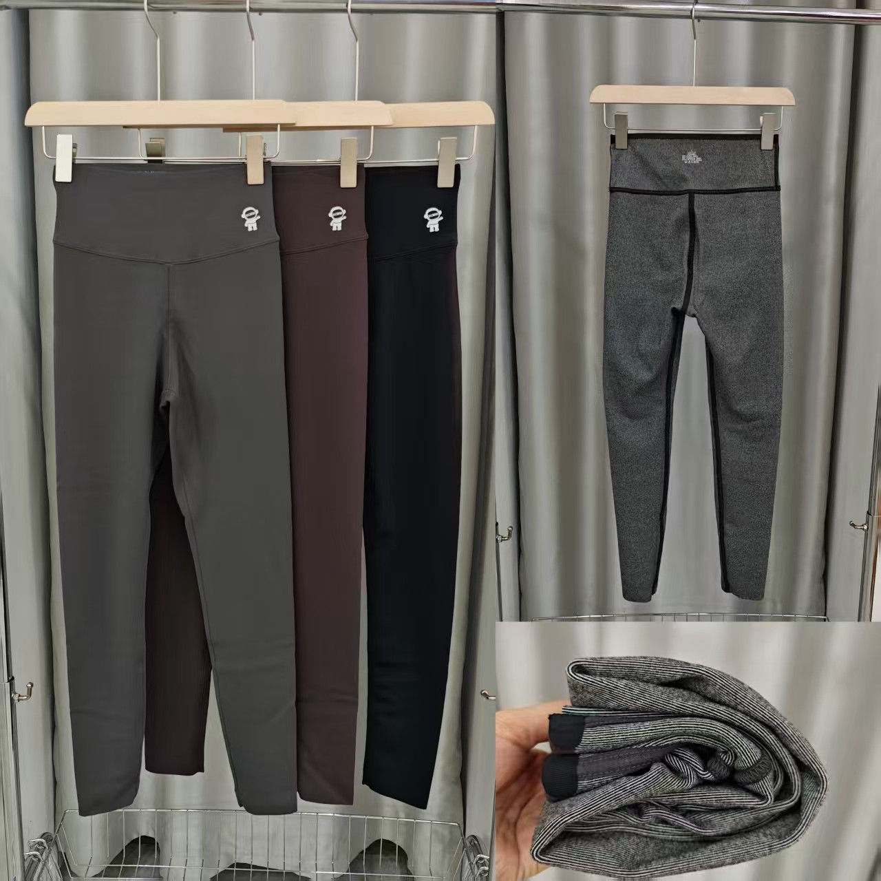 秋冬新品女磨毛打底裤哑光高腰提臀修身显瘦百搭保暖外穿鲨鱼裤70