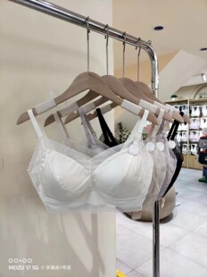 无痕细带蕾丝加肥大码内衣女士夏季舒适透气薄款裹胸美背文胸7809