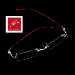 KEN OKUYAMA奥山清行眼镜无框高级设计感镜框钛架镜框男女款KO307