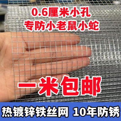 热镀锌防锈小孔防鼠防蛇铁丝网
