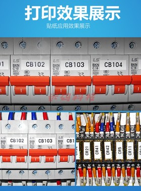 佳能丽标线号机色带C-200T/C-210E/LB-200BK黑色LB-12BI/CH-200BK