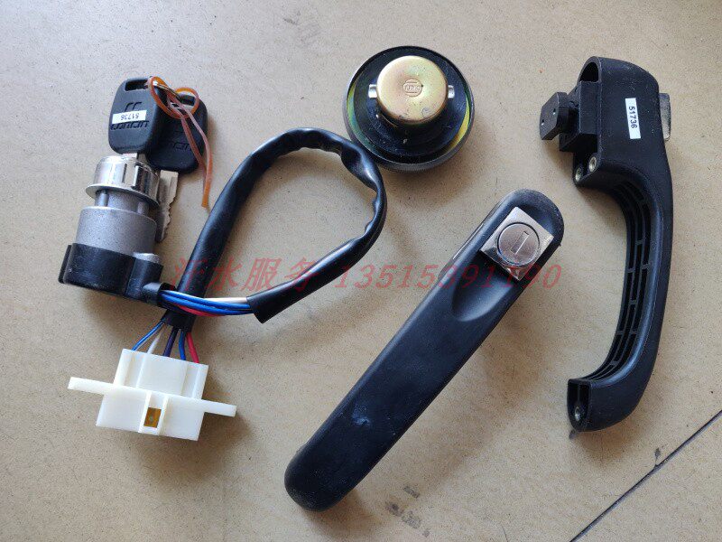 LONCIN POWER STAR ZONGSHENLONG J1 세발 자전거 액세서리 ZS200 도어 당김 핸들 도어 잠금 장치 점화 스위치 연료 탱크 캡