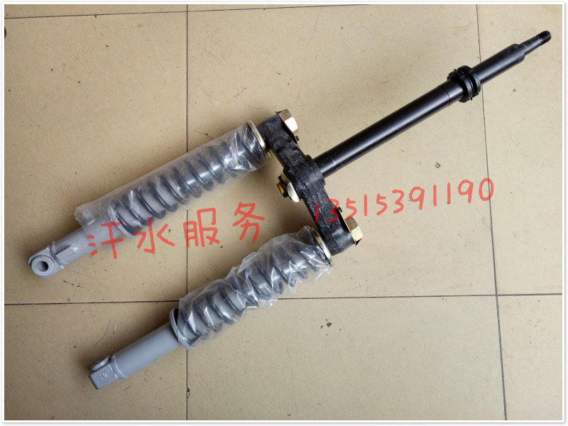 福五星雷沃货运三轮车配件FT200-10E-15手把式前减震器方向柱