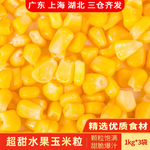 韩尚轩速冻甜玉米粒水果玉米烙沙拉披萨炒饭西餐专用冷冻蔬菜1kg