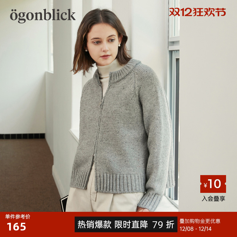 北欧时刻装拉链针织衫