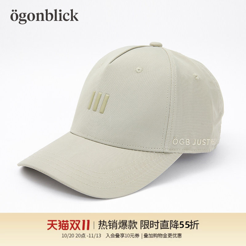 北欧时刻压印字母刺绣设计棒球帽女时尚百搭休闲显脸小鸭舌帽子男