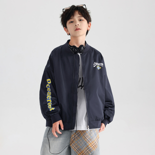男大童飞行员棒球服外套春季2026新款青少年帅气春秋户外运动夹克