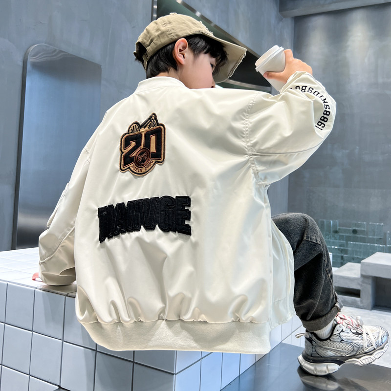 男童外套春秋款2025新款中大普通外套