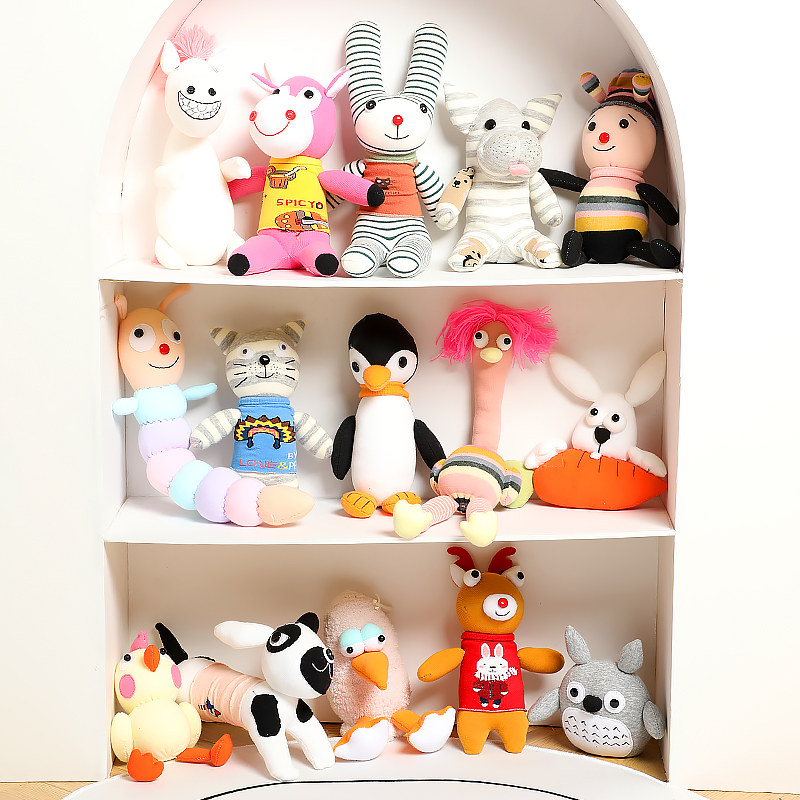 原创 玩偶 礼品 手工作业 diy 中国 灰色 公仔  袜子娃娃材料包