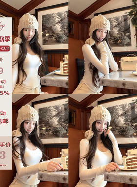 Hotdog 热狗很辣【奶皮子打底】白色基础款U领长袖T恤打底衫上衣