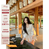 斗篷 Hotdog热狗很辣 钉珠抹胸 15%羊毛驼马绒 钉珠 新中式 漫调