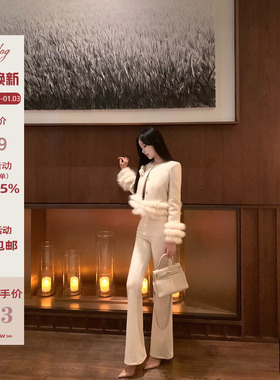 Hotdog 热狗很辣【 韩女神裤 全蒲绒】休闲长裤女冬季百搭