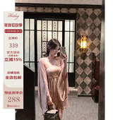 热狗很辣 淡雅芙蓉 原创汉服设计 Hotdog 蕾丝抹胸披肩套装