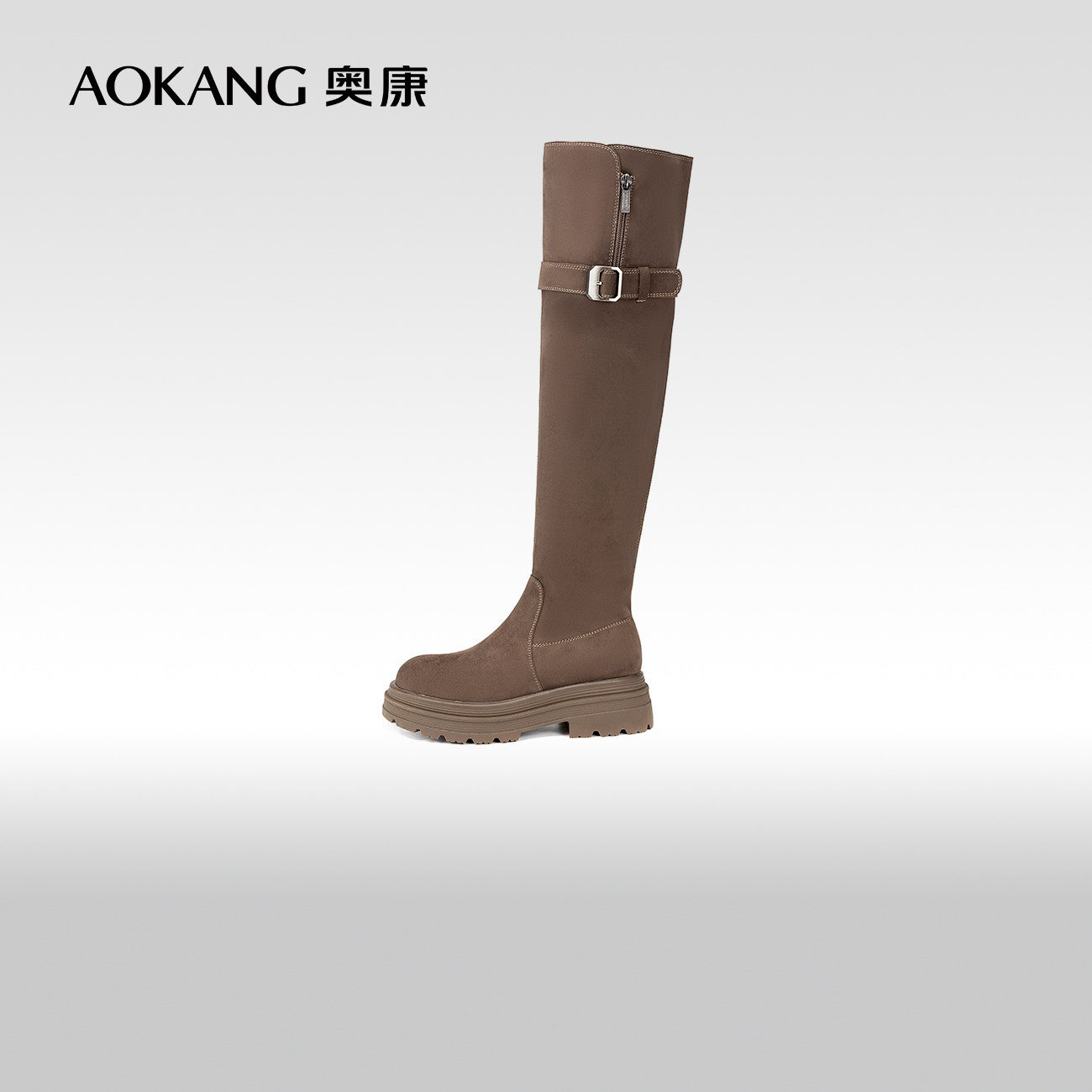 奥康女鞋 冬季新款时尚过膝长筒靴显腿长骑士靴烟筒瘦瘦靴,女鞋,骑士靴,淘宝优惠券,粉丝福利购,淘宝优惠卷