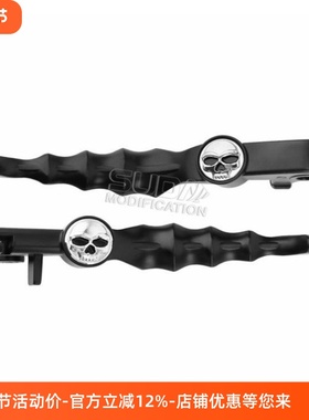 适用于竞速之星400雅马H XV250 XV535 XV 750 1100 改装骷髅牛角