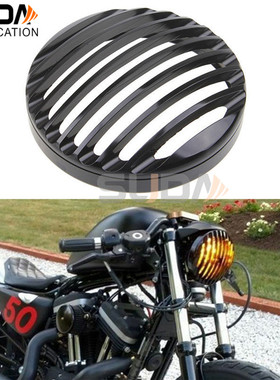 摩托车配件哈雷XL883 1200 X48 X72 改装大灯罩大灯护罩栅栏灯罩