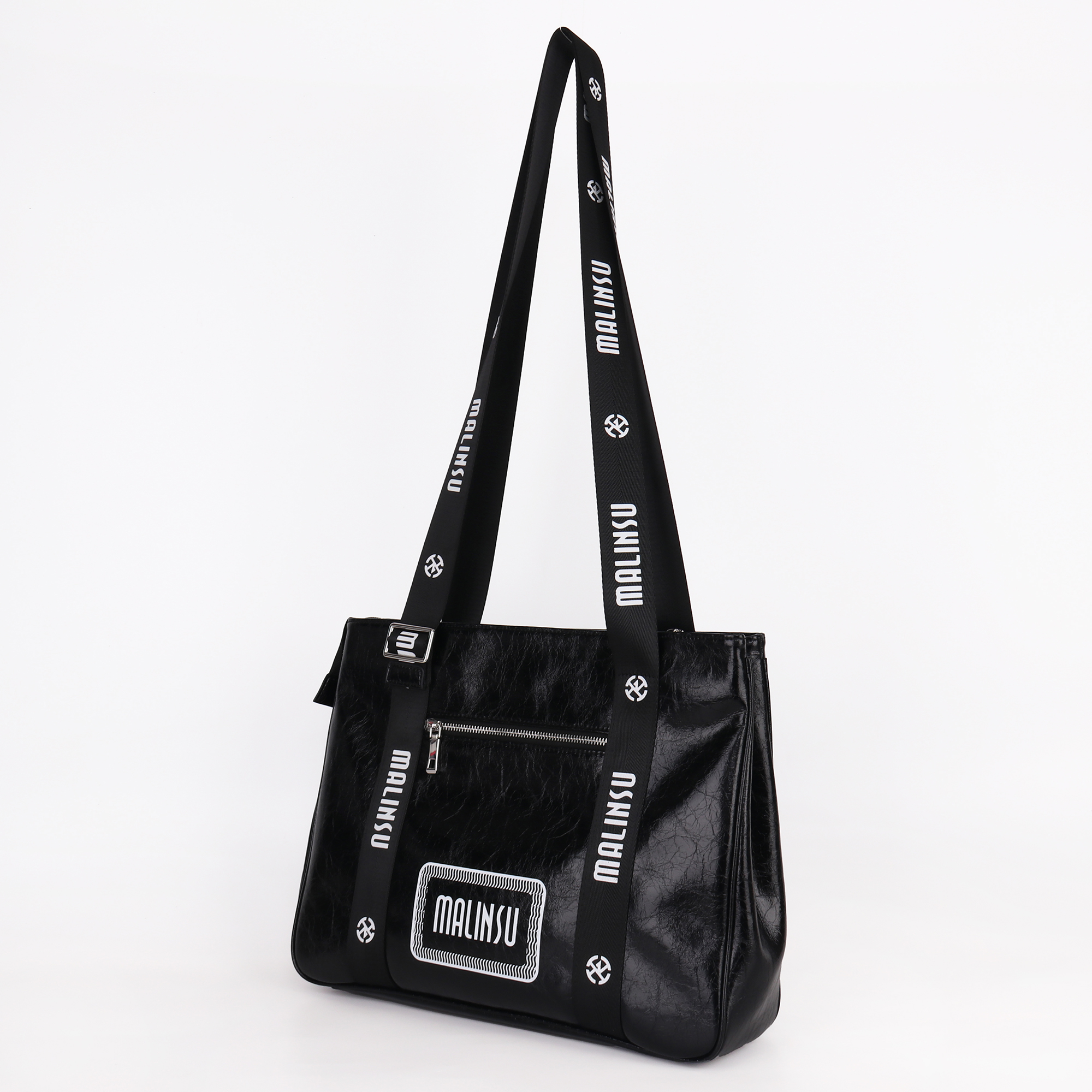 Din褶皱系牛皮单肩斜挎包真皮包