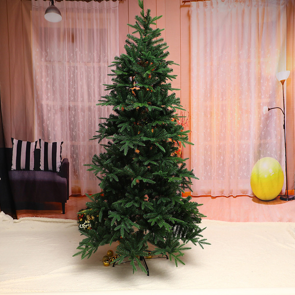 圣诞节PE挂树圣诞店商城装饰派对舞会道具光纤圣诞树