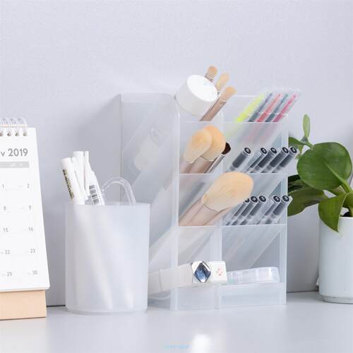 Desktop Pen Holder Makeup Brush Storage Box Junk journal