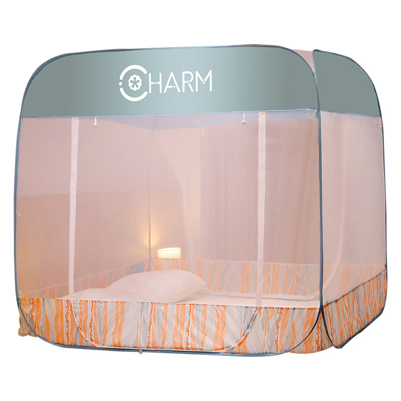 2021年新款蒙古包蚊帐家用免安装无需支架防摔儿童可折叠方便拆洗