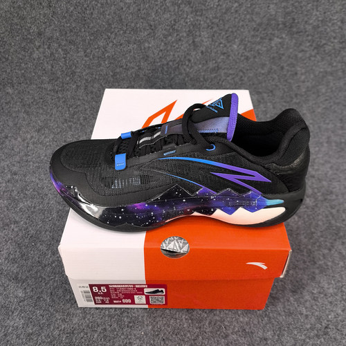 安踏夏款狂傲1氮科技缓震耐磨专业实战男运动篮球鞋112421106S