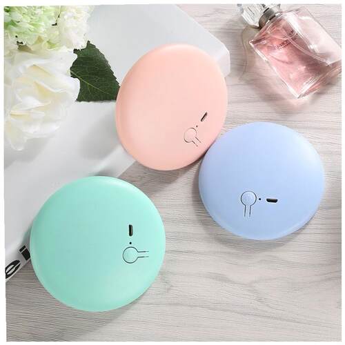 led cosmetic mirror was carried light small hand mirror ins