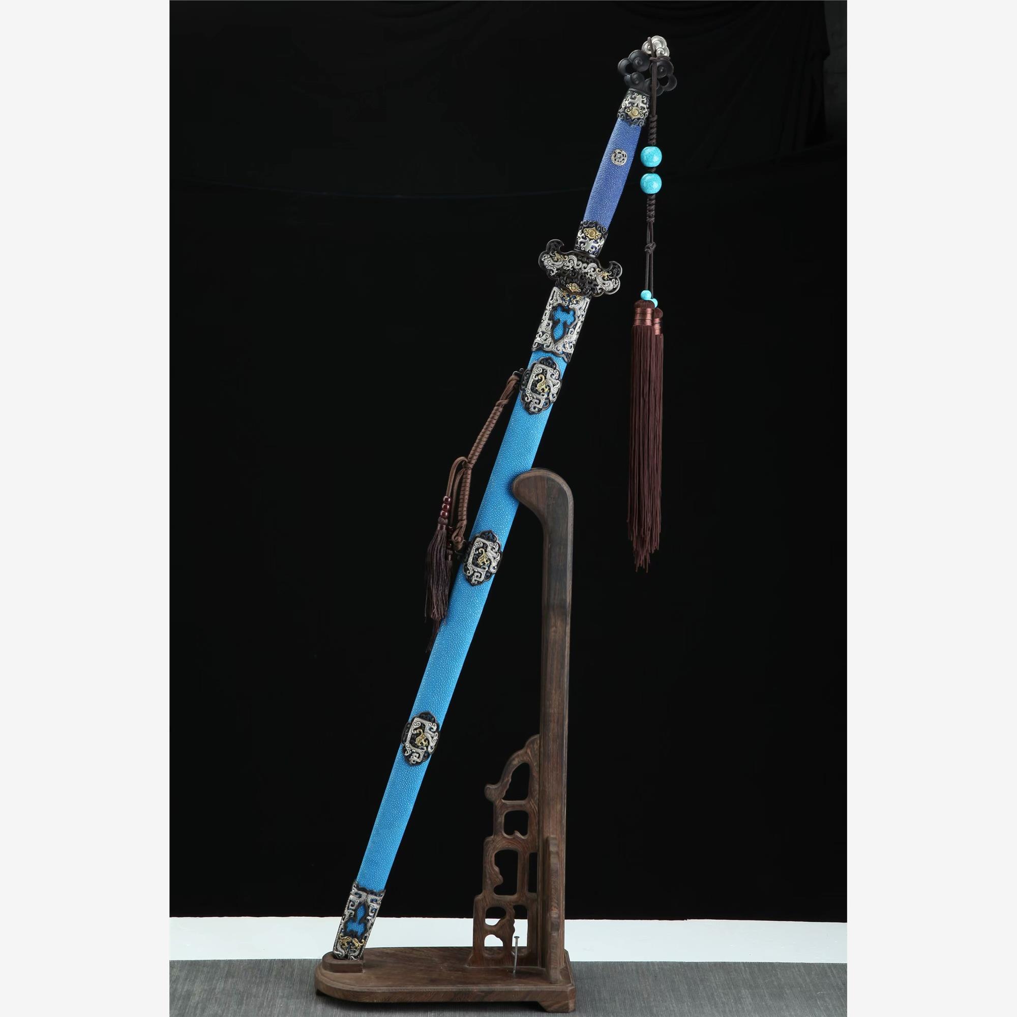 新疆包邮纯钧剑鱼皮鞘龙