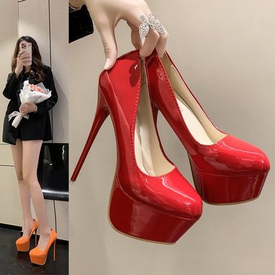 women's color blocking, sexy High heels shoes girls shoes
