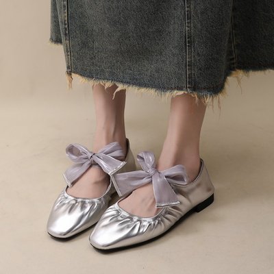 Ballet shoes women's summer temperament, evening flat shoes