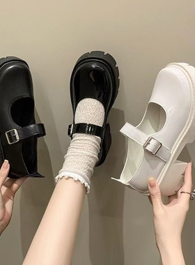 women's Mary Jane women's shoes thick heel unif girl's shoes