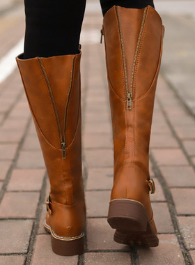 2023 women flat boots long boots big size 43长靴高筒靴大码43