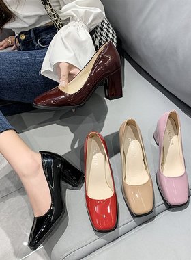 High heels casual women's shoes spring fashion root shoes