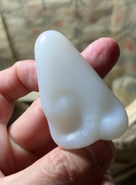 和田玉来料加工虚化随形吊坠