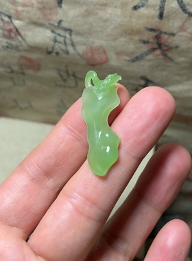 来料加工碧玉蛇挂件 可售