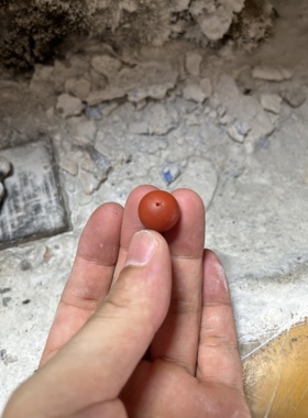 来料修改南红玛瑙圆珠改老型珠