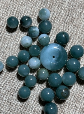 来料加工翡翠圆珠 平安扣