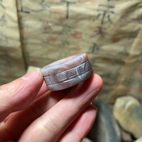 战国红玛瑙来料加工扳指