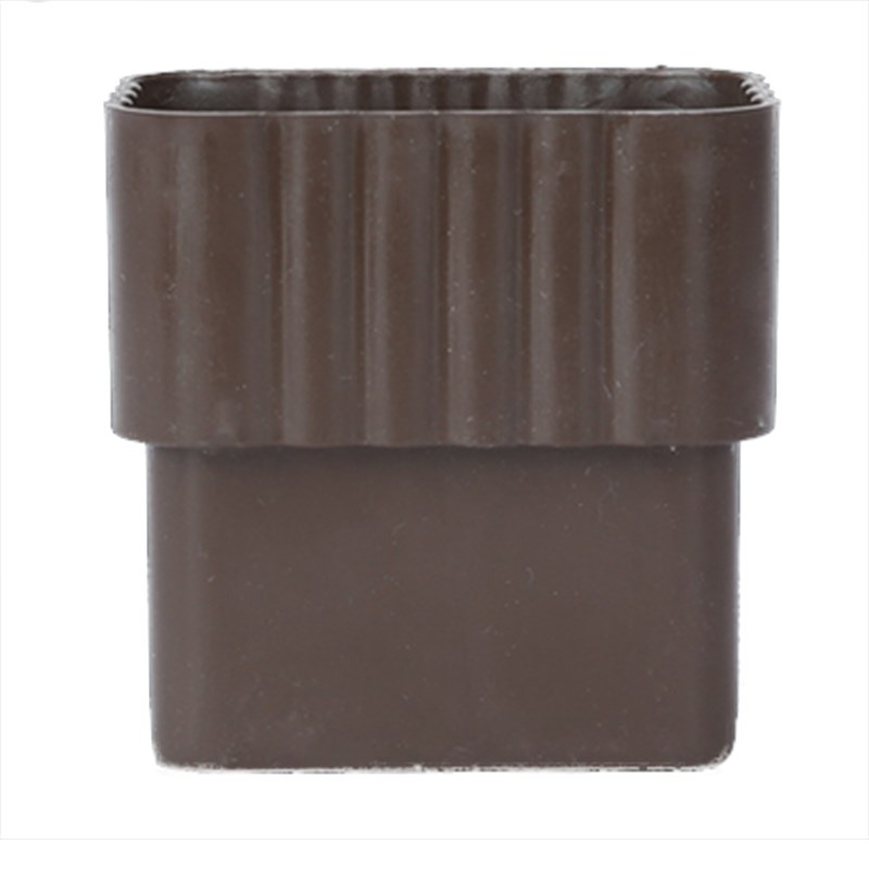 别墅阳光房pvc方形雨水管接头直通圆转方转换接头固定器管卡三通