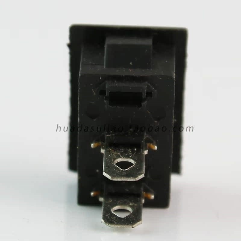 KCD1-101饮水机电子秤电源船型开关2脚面板红黑色2脚双电源按钮